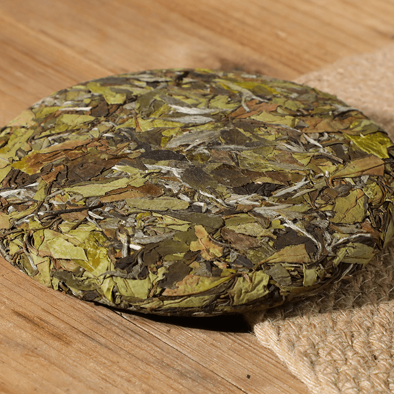 2020 Fuding White Tea Cake [Diancang Gaoshan Gong Mei] - YIQIN TEA HOUSE | yiqinteahouse.com | gong mei, tea, white tea