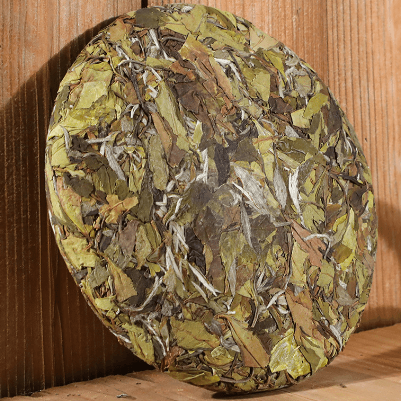 2020 Fuding White Tea Cake [Diancang Gaoshan Gong Mei] - YIQIN TEA HOUSE | yiqinteahouse.com | gong mei, tea, white tea