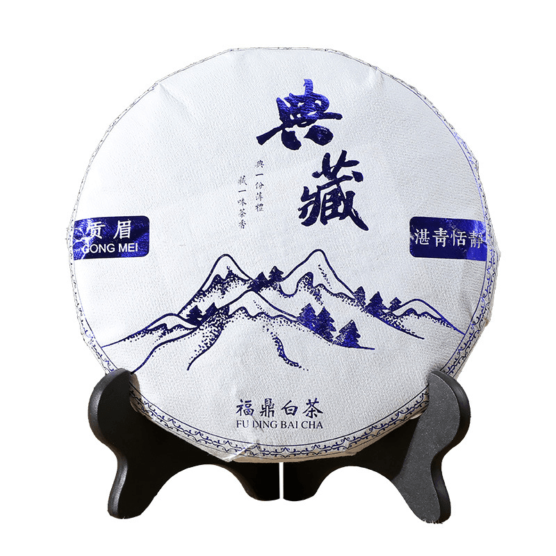 2020 Fuding White Tea Cake [Diancang Gaoshan Gong Mei] - YIQIN TEA HOUSE | yiqinteahouse.com | gong mei, tea, white tea