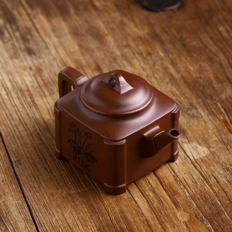 Full Handmade Yixing Purple Clay Teapot [Qingfeng Yulu] | 全手工宜兴紫砂壶 珍藏老紫泥 [清风玉露] - YIQIN TEA HOUSE 一沁茶舍  |  yiqinteahouse.com