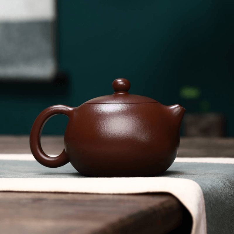 Full Handmade Yixing Purple Clay Teapot [Xishi Pot] | 全手工宜兴紫砂壶 原矿老紫泥 [西施壶] - YIQIN TEA HOUSE 一沁茶舍  |  yiqinteahouse.com