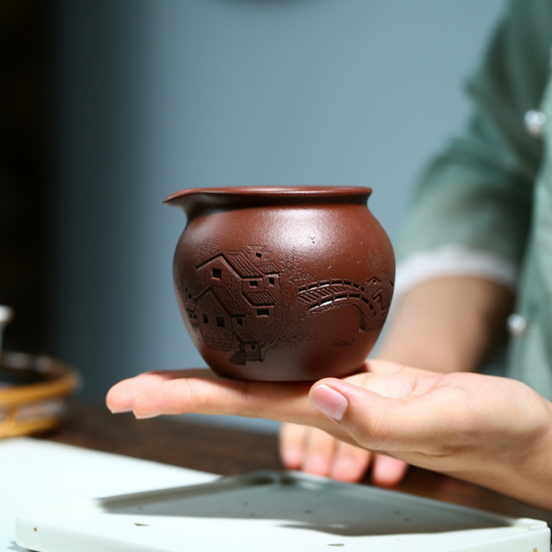 Handmade Yixing Zisha Fair Cup [Yi Jiangnan] 230ml