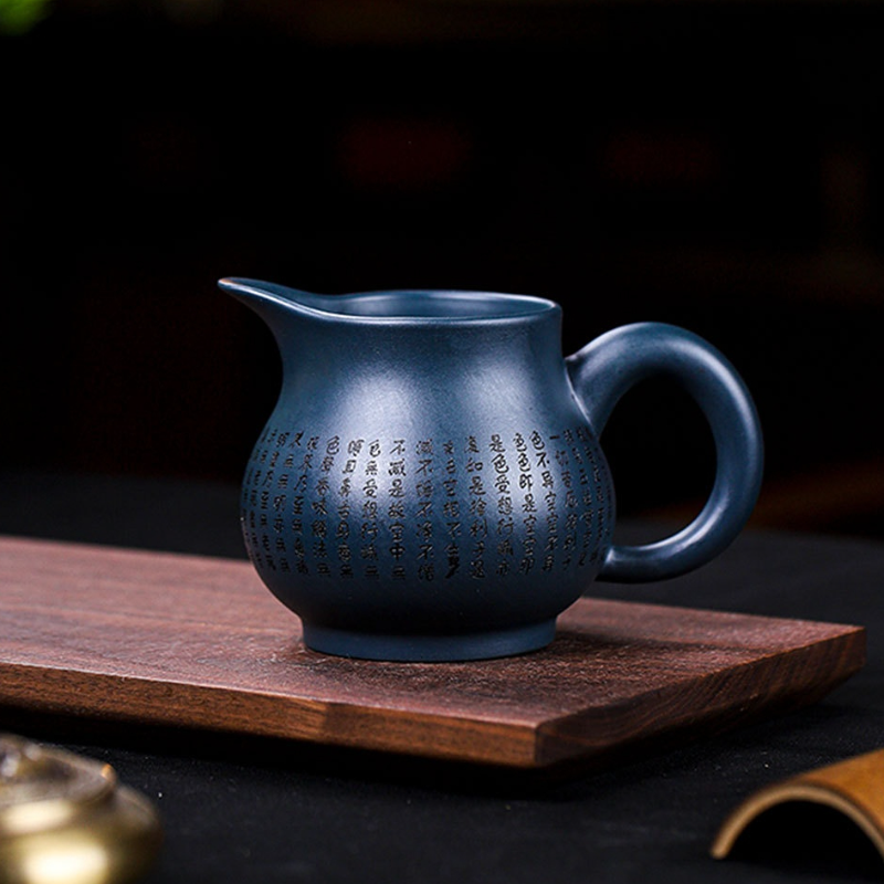 Full Handmade Yixing Zisha Teapot [Ya Sifang] (Tian Qing Ni - 300ml)