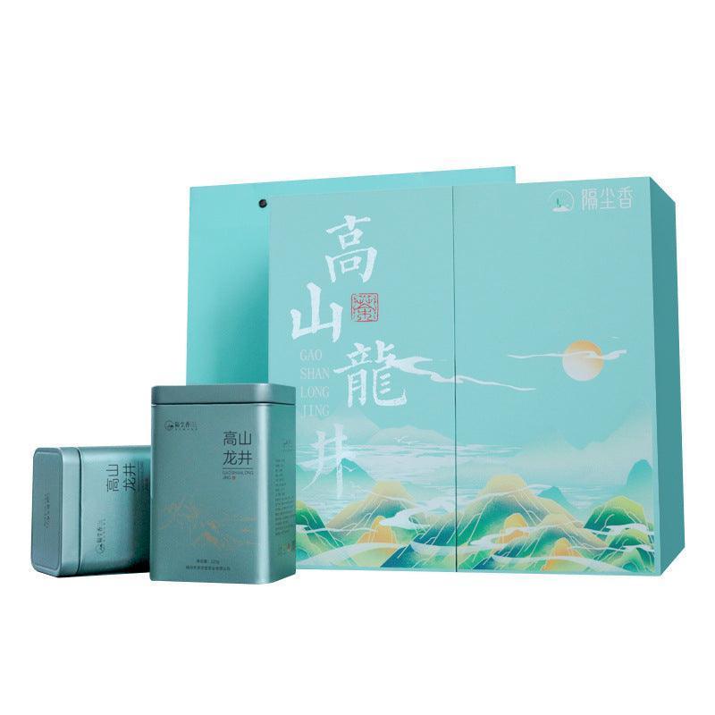 2024 Early Spring Zhejiang Shaoxing [Long Jing] Class S Green Tea Canned Gift Set 250g - YIQIN TEA HOUSE | yiqinteahouse.com | gift, green tea, long jing, tea