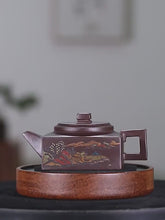 Load and play video in Gallery viewer, Full Handmade Yixing Zisha Shanshui Color Painted Teapot [Fangshan Yishi 方山逸士] (Lao Zi Ni - 200ml)
