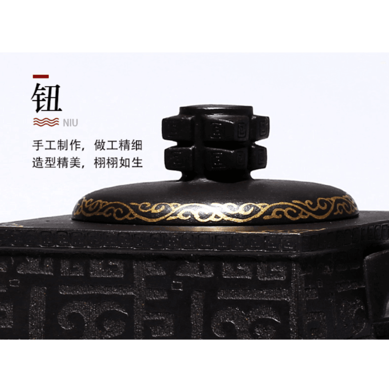 Full Handmade Yixing Purple Clay Teapot [Megatron] | 全手工宜兴紫砂壶 珍藏石黄料 [威震四方] - YIQIN TEA HOUSE 一沁茶舍  |  yiqinteahouse.com