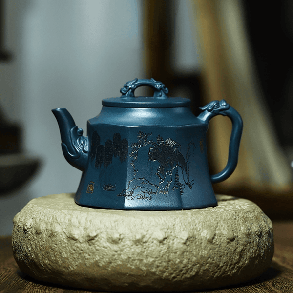 Full Handmade Yixing Zisha Teapot [Wei Er Bu Zheng 为而不争] (Tian 
