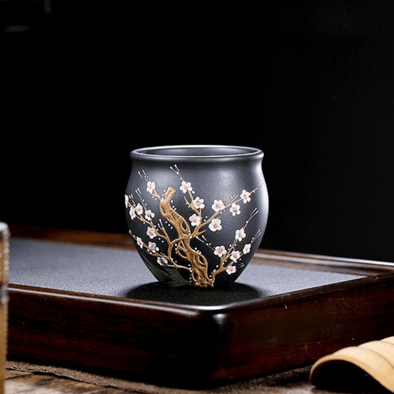 Full Handmade Yixing Zisha Master Tea Cup Gift Set [Dark Fragrance] - YIQIN TEA HOUSE | yiqinteahouse.com | new arrival, tea cup, teaware