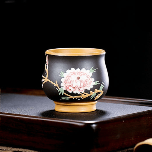 Full Handmade Yixing Zisha Master Tea Cup Gift Set [Flowers Bloom] - YIQIN TEA HOUSE | yiqinteahouse.com | new arrival, tea cup, teaware