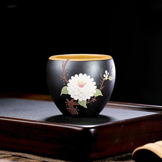 Full Handmade Yixing Zisha Master Tea Cup Gift Set [Ningxiang] - YIQIN TEA HOUSE | yiqinteahouse.com | new arrival, tea cup, teaware