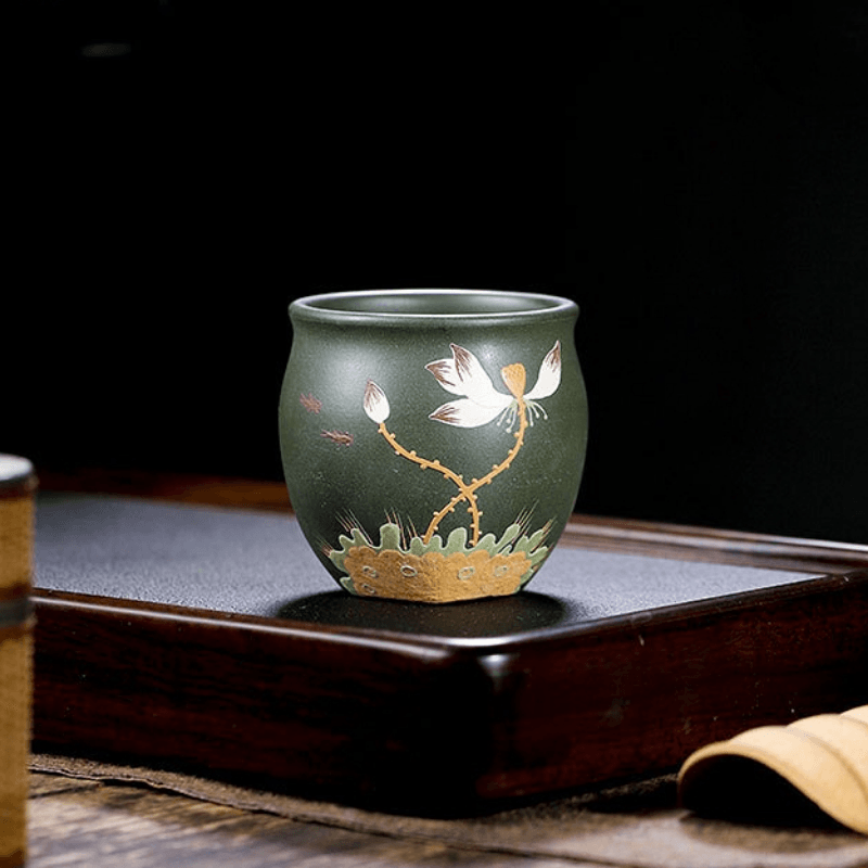 Full Handmade Yixing Zisha Master Tea Cup Set [Shanshui] - YIQIN TEA HOUSE | yiqinteahouse.com | tea cup, teaware