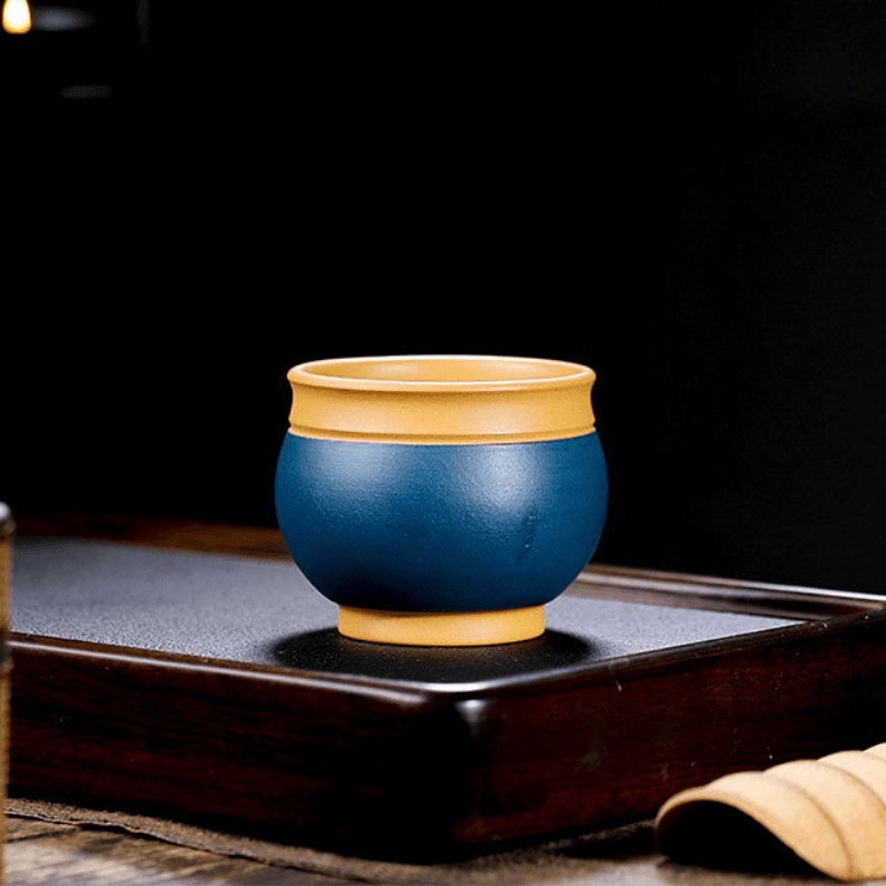 Full Handmade Yixing Zisha Master Tea Cup Set [Shanshui] - YIQIN TEA HOUSE | yiqinteahouse.com | tea cup, teaware