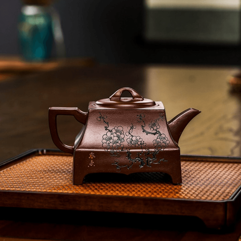 Full Handmade Yixing Zisha Teapot [An Xiang Fudong] (Zi Ni - 280ml) - YIQIN TEA HOUSE | yiqinteahouse.com | 200-300ml, full handmade zisha teapot, new arrival, teapot, teaware