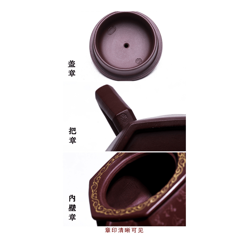 Full Handmade Yixing Zisha Teapot [Be Happy] (Zi Xue Sha - 350ml) - YIQIN TEA HOUSE | yiqinteahouse.com | >300ml, full handmade zisha teapot, new arrival, teapot, teaware