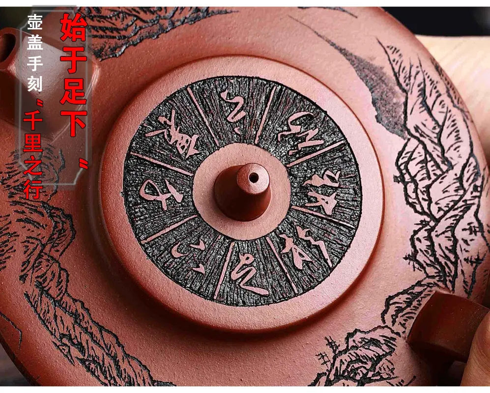 Full Handmade Yixing Zisha Teapot [Bu Wang Chu Xin] (Long Xue Sha - 340ml) - YIQIN TEA HOUSE | yiqinteahouse.com | >300ml, autopostr_instagram_69921, full handmade zisha teapot, new arrival, teapot, teaware