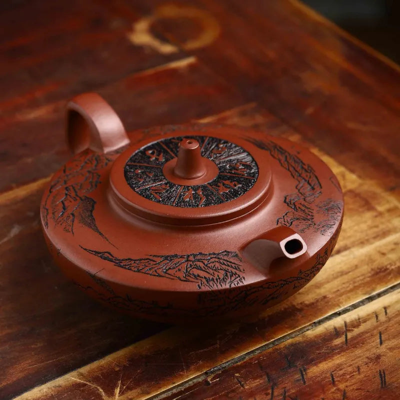 Full Handmade Yixing Zisha Teapot [Bu Wang Chu Xin] (Long Xue Sha - 340ml) - YIQIN TEA HOUSE | yiqinteahouse.com | >300ml, autopostr_instagram_69921, full handmade zisha teapot, new arrival, teapot, teaware