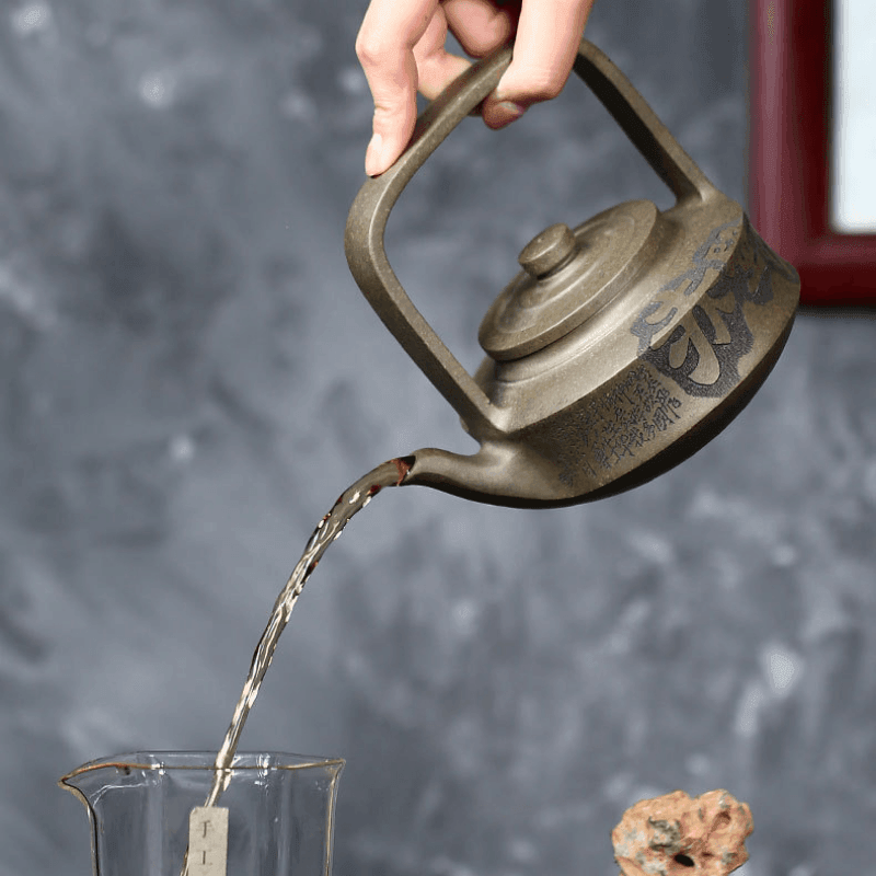 Full Handmade Yixing Zisha Teapot [Chibi Huaigu] (Long Bei Qing - 375ml) - YIQIN TEA HOUSE | yiqinteahouse.com | >300ml, autopostr_instagram_69921, full handmade zisha teapot, new arrival, teapot, teaware