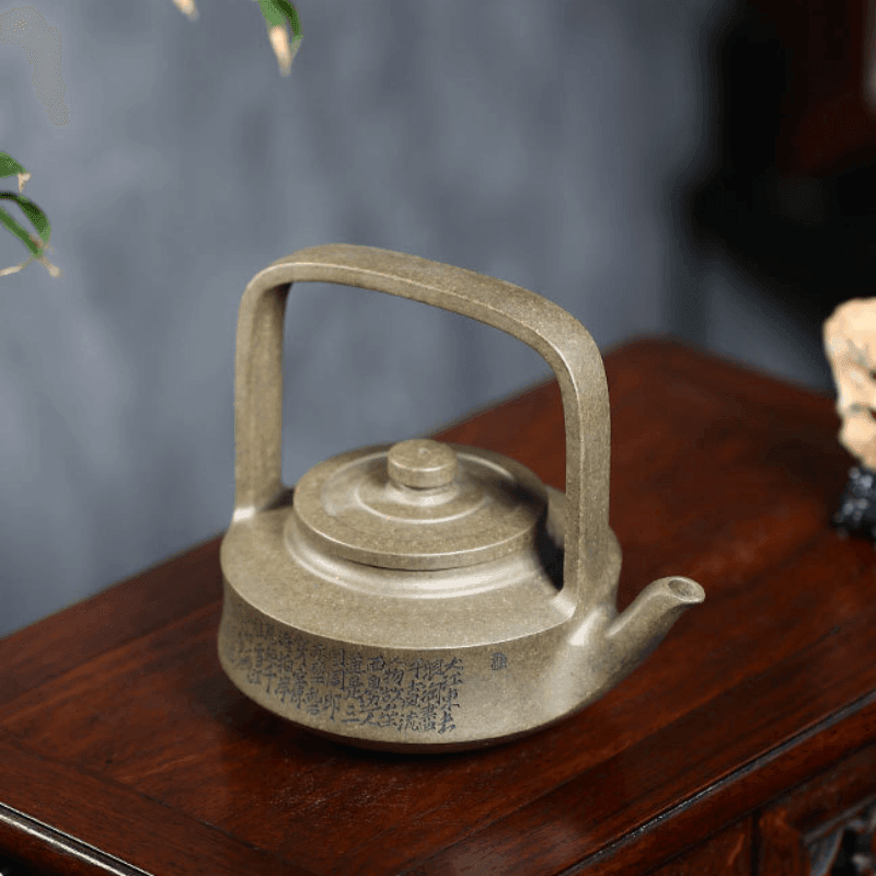 Full Handmade Yixing Zisha Teapot [Chibi Huaigu] (Long Bei Qing - 375ml) - YIQIN TEA HOUSE | yiqinteahouse.com | >300ml, autopostr_instagram_69921, full handmade zisha teapot, new arrival, teapot, teaware