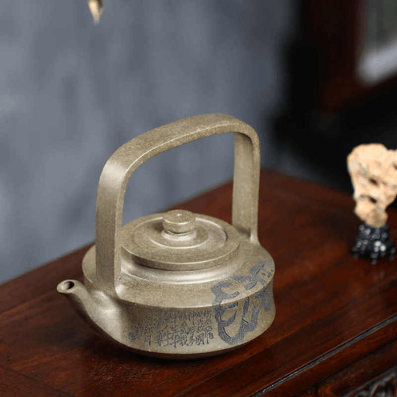 Full Handmade Yixing Zisha Teapot [Chibi Huaigu] (Long Bei Qing - 375ml) - YIQIN TEA HOUSE | yiqinteahouse.com | >300ml, autopostr_instagram_69921, full handmade zisha teapot, new arrival, teapot, teaware