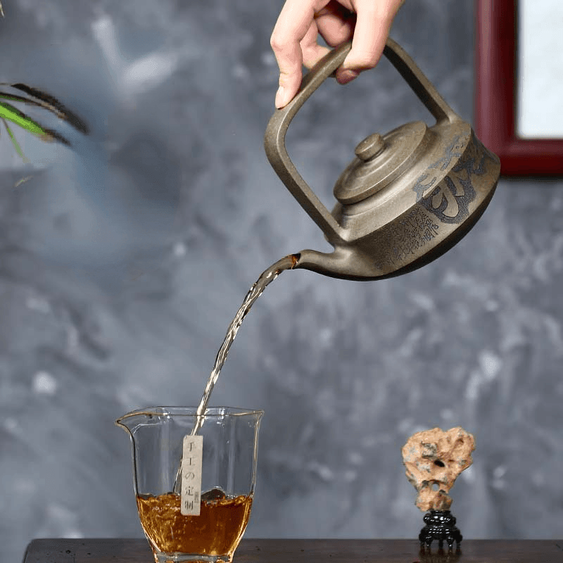 Full Handmade Yixing Zisha Teapot [Chibi Huaigu] (Long Bei Qing - 375ml) - YIQIN TEA HOUSE | yiqinteahouse.com | >300ml, autopostr_instagram_69921, full handmade zisha teapot, new arrival, teapot, teaware