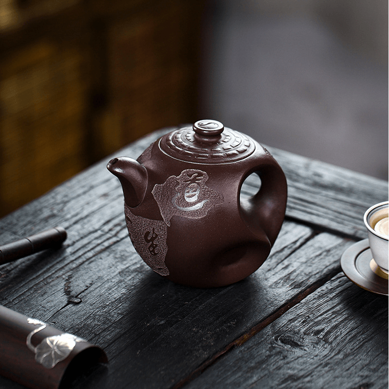 Full Handmade Yixing Zisha Teapot [Dadao Zhi Jian] (Lao Zi Ni - 360ml) - YIQIN TEA HOUSE | yiqinteahouse.com | >300ml, full handmade zisha teapot, new arrival, teapot, teaware