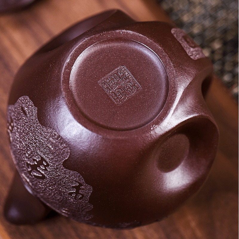 Full Handmade Yixing Zisha Teapot [Dadao Zhi Jian] (Lao Zi Ni - 360ml) - YIQIN TEA HOUSE | yiqinteahouse.com | >300ml, full handmade zisha teapot, new arrival, teapot, teaware