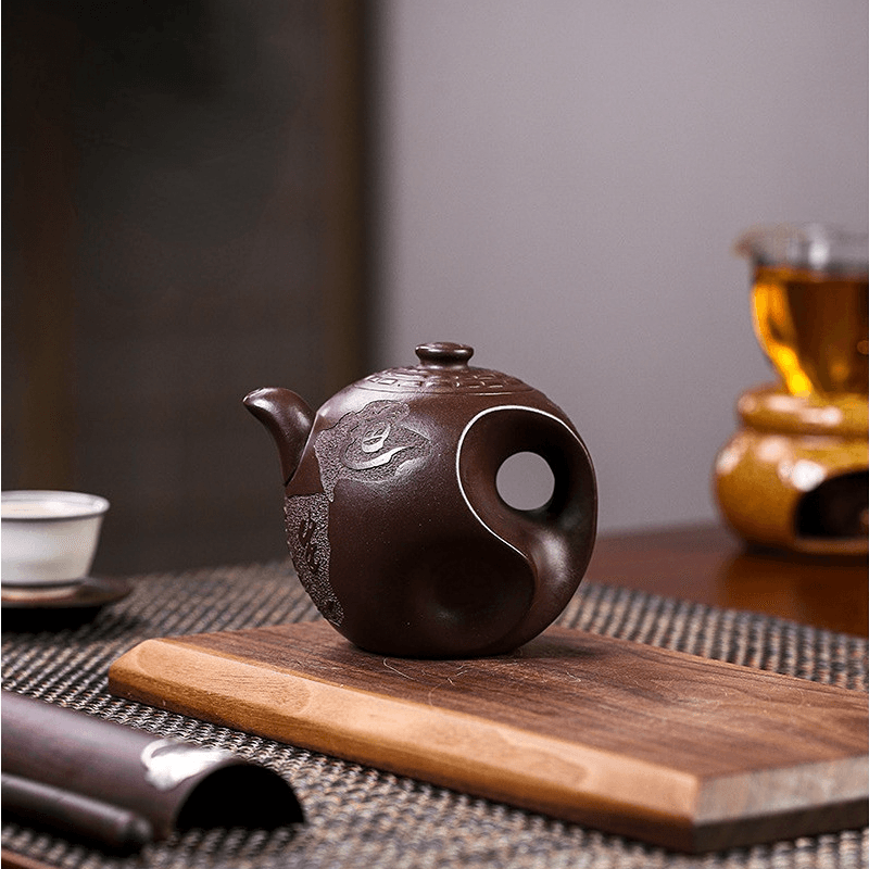 Full Handmade Yixing Zisha Teapot [Dadao Zhi Jian] (Lao Zi Ni - 360ml) - YIQIN TEA HOUSE | yiqinteahouse.com | >300ml, full handmade zisha teapot, new arrival, teapot, teaware