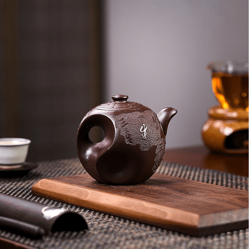 Full Handmade Yixing Zisha Teapot [Dadao Zhi Jian] (Lao Zi Ni - 360ml) - YIQIN TEA HOUSE | yiqinteahouse.com | >300ml, full handmade zisha teapot, new arrival, teapot, teaware