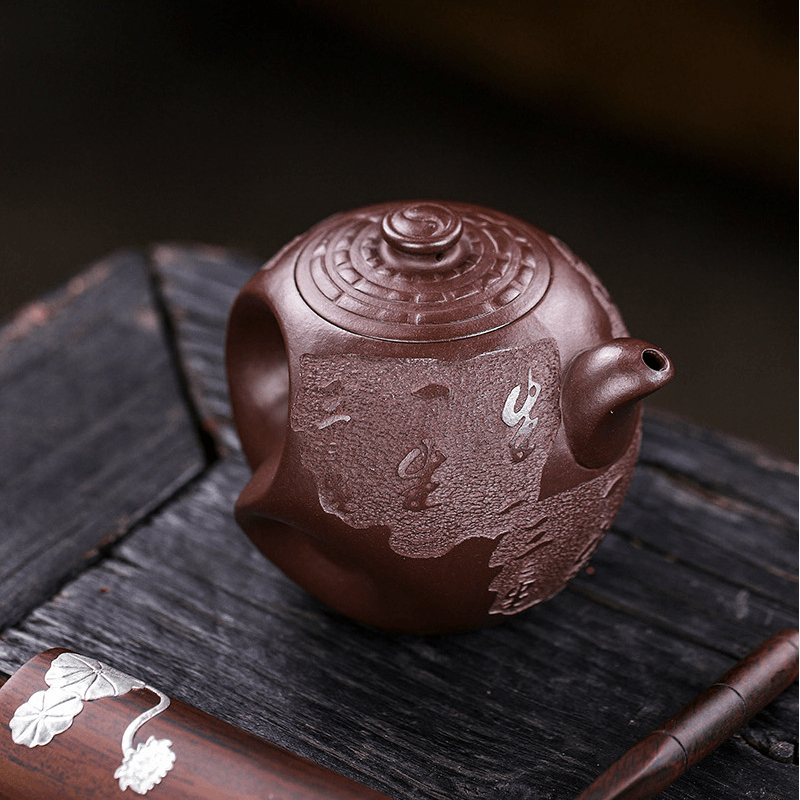 Full Handmade Yixing Zisha Teapot [Dadao Zhi Jian] (Lao Zi Ni - 360ml) - YIQIN TEA HOUSE | yiqinteahouse.com | >300ml, full handmade zisha teapot, new arrival, teapot, teaware