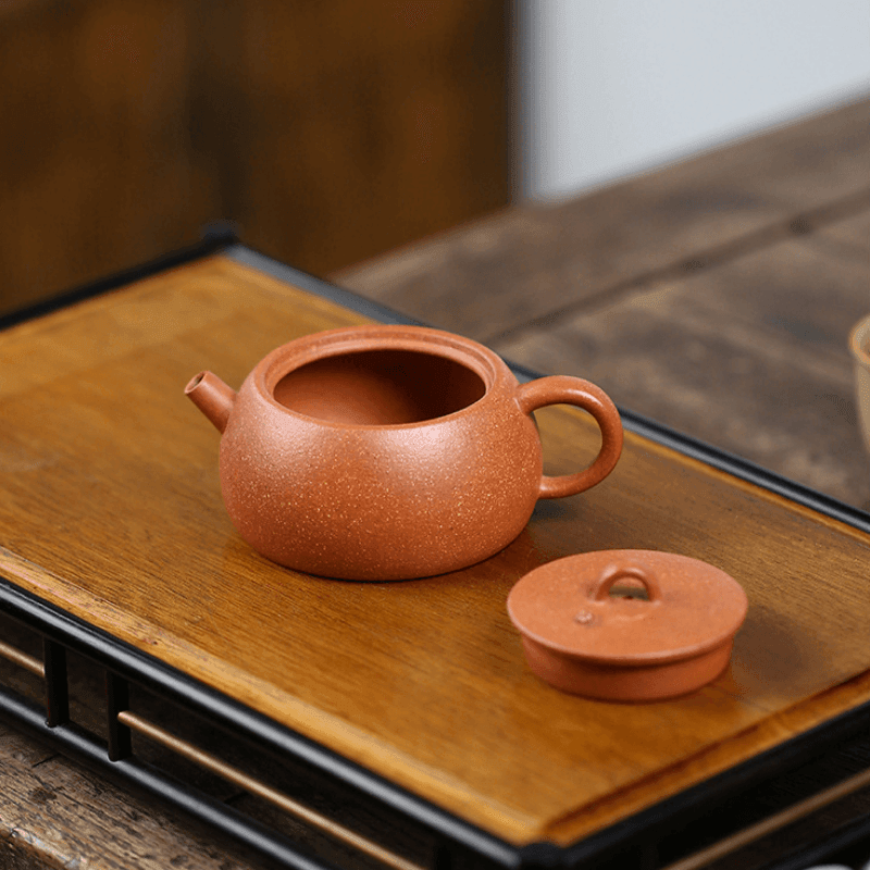 Full Handmade Yixing Zisha Teapot [De Qu] (Jiang Po Ni - 160ml) - YIQIN TEA HOUSE | yiqinteahouse.com | <200ml, autopostr_instagram_69921, full handmade zisha teapot, teapot, teaware