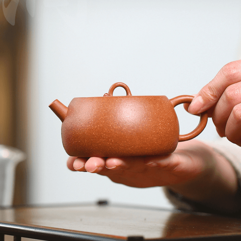 Full Handmade Yixing Zisha Teapot [De Qu] (Jiang Po Ni - 160ml) - YIQIN TEA HOUSE | yiqinteahouse.com | <200ml, autopostr_instagram_69921, full handmade zisha teapot, teapot, teaware