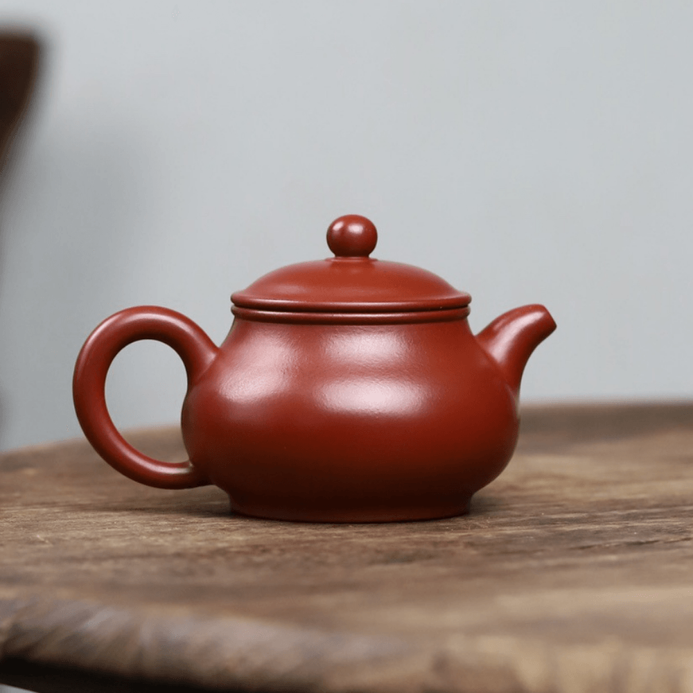 Full Handmade Yixing Purple Clay Teapot [Gao Pan Pot] | 全手工宜兴紫砂壶 原矿优质大红袍 [高潘壶] - YIQIN TEA HOUSE 一沁茶舍  |  yiqinteahouse.com