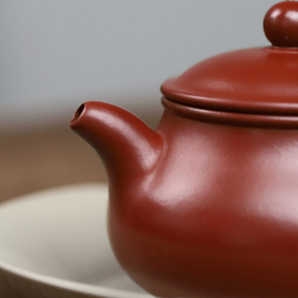 Full Handmade Yixing Purple Clay Teapot [Gao Pan Pot] | 全手工宜兴紫砂壶 原矿优质大红袍 [高潘壶] - YIQIN TEA HOUSE 一沁茶舍  |  yiqinteahouse.com