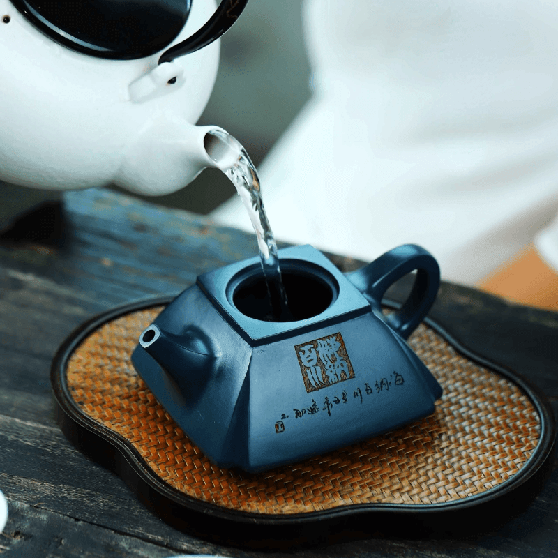 Full Handmade Yixing Zisha Teapot [Hai Na Bai Chuan] (Tian Qing Ni - 260ml) - YIQIN TEA HOUSE | yiqinteahouse.com | 200-300ml, full handmade zisha teapot, new arrival, teapot, teaware