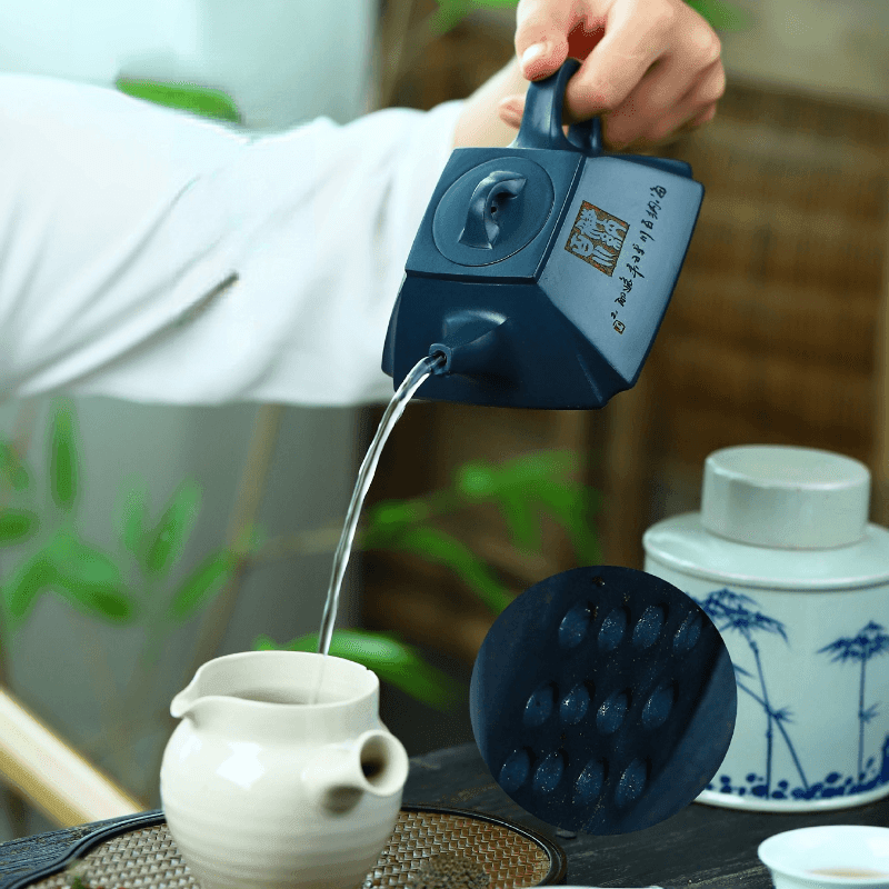 Full Handmade Yixing Zisha Teapot [Hai Na Bai Chuan] (Tian Qing Ni - 260ml) - YIQIN TEA HOUSE | yiqinteahouse.com | 200-300ml, full handmade zisha teapot, new arrival, teapot, teaware