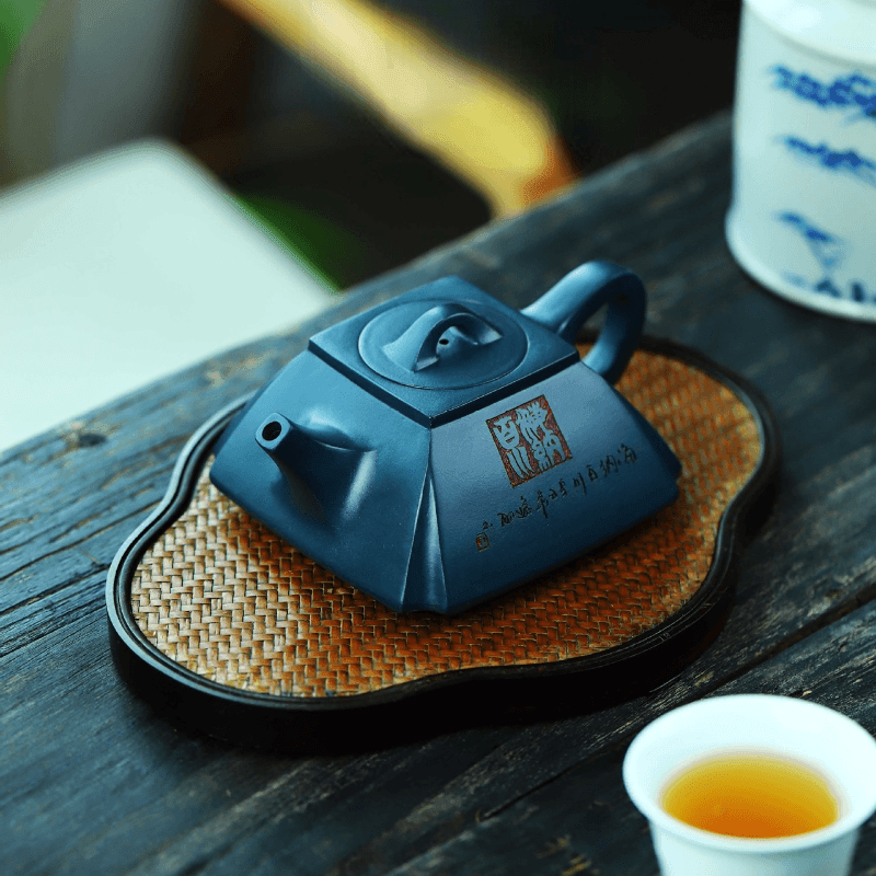 Full Handmade Yixing Zisha Teapot [Hai Na Bai Chuan] (Tian Qing Ni - 260ml) - YIQIN TEA HOUSE | yiqinteahouse.com | 200-300ml, full handmade zisha teapot, new arrival, teapot, teaware