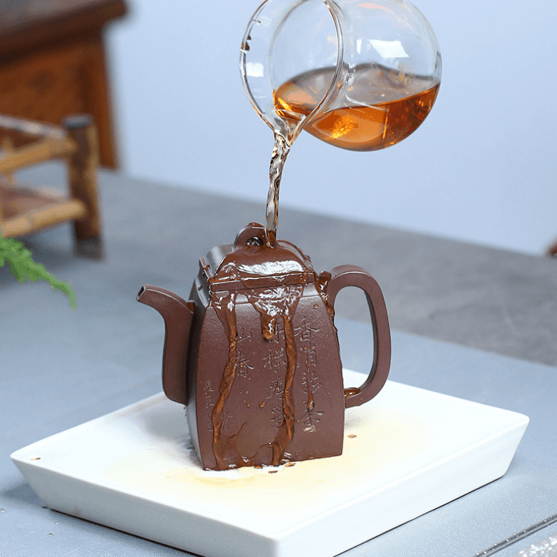 Full Handmade Yixing Zisha Teapot [Han Fang] (Lao Zi Ni - 270ml) - YIQIN TEA HOUSE | yiqinteahouse.com | 200-300ml, autopostr_instagram_69921, full handmade zisha teapot, teapot, teaware