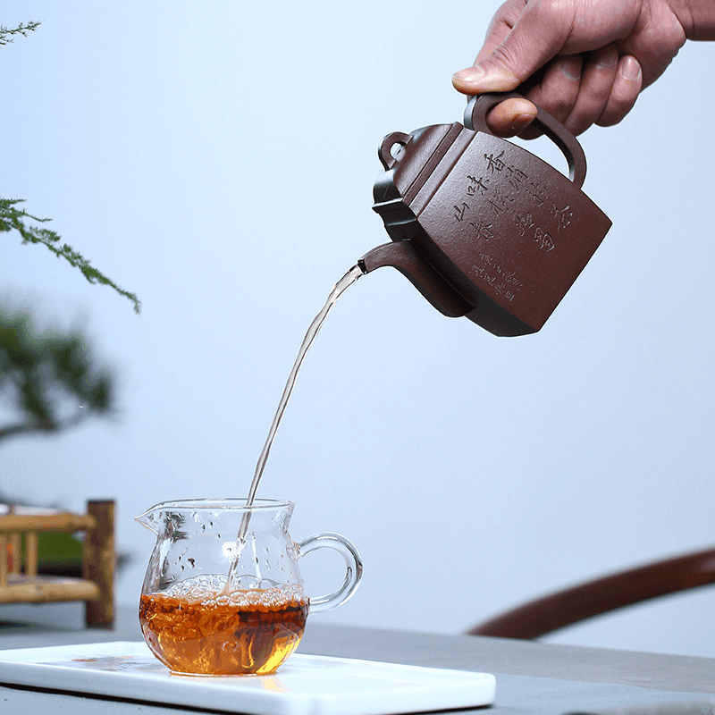 Full Handmade Yixing Zisha Teapot [Han Fang] (Lao Zi Ni - 270ml) - YIQIN TEA HOUSE | yiqinteahouse.com | 200-300ml, autopostr_instagram_69921, full handmade zisha teapot, teapot, teaware