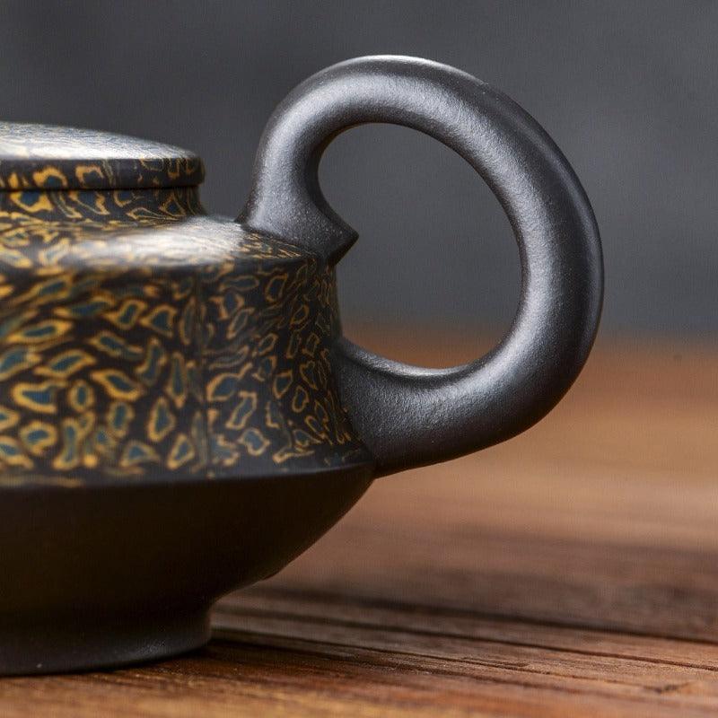 Full Handmade Yixing Zisha Teapot [Jin Qian Bao] (Hei Jiao Ni - 340ml) - YIQIN TEA HOUSE | yiqinteahouse.com | >300ml, autopostr_instagram_69921, full handmade zisha teapot, new arrival, teapot, teaware