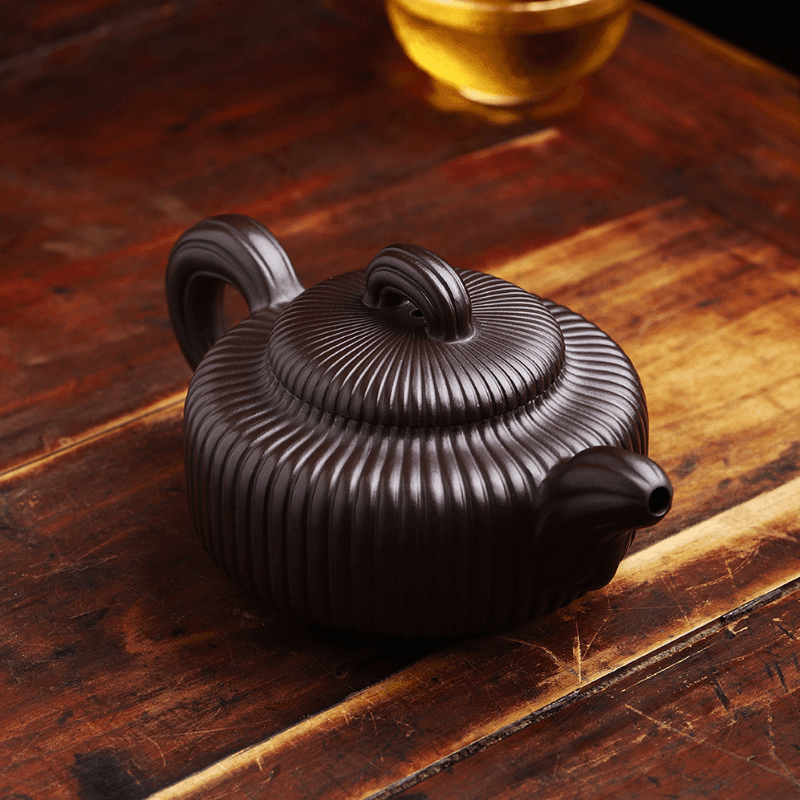 Full Handmade Yixing Zisha Teapot [Jin Wen Biyu] (Meigui Zi Ni - 300ml) - YIQIN TEA HOUSE | yiqinteahouse.com | 200-300ml, full handmade zisha teapot, new arrival, teapot, teaware