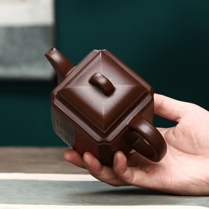 Full Handmade Yixing Zisha Teapot [Life Like Tea] (Hei Xing Sha - 320ml) - YIQIN TEA HOUSE | yiqinteahouse.com | >300ml, full handmade zisha teapot, new arrival, teapot, teaware