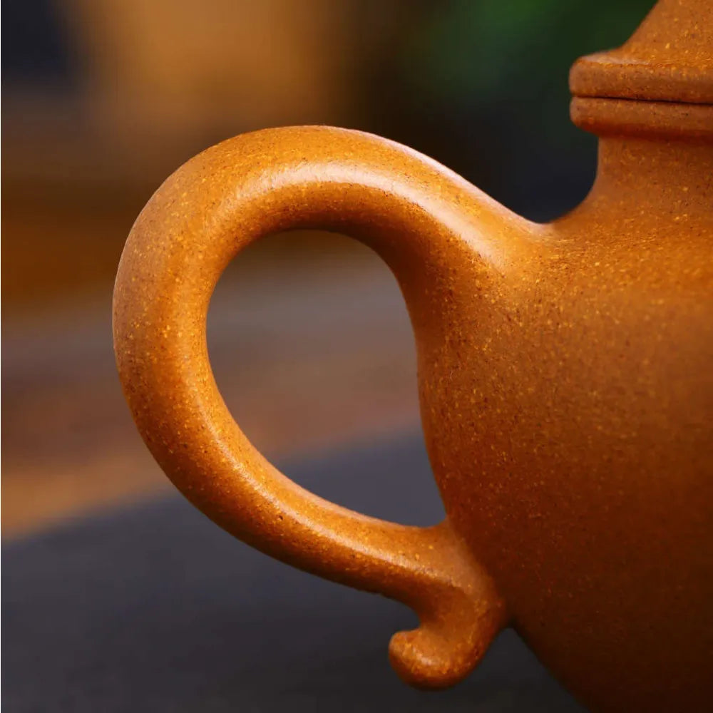 Full Handmade Yixing Zisha Teapot [Liufang Fanggu Pot] (Wucai Lao Duan Ni - 300ml) - YIQIN TEA HOUSE | yiqinteahouse.com | 200-300ml, full handmade zisha teapot, new arrival, teapot, teaware