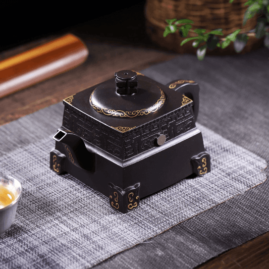 Full Handmade Yixing Zisha Teapot [Megatron] (Shi Huang - 380ml) - YIQIN TEA HOUSE | yiqinteahouse.com | >300ml, full handmade zisha teapot, new arrival, teapot, teaware