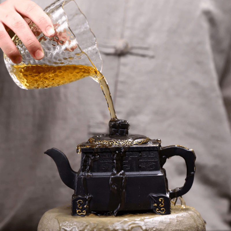 Full Handmade Yixing Zisha Teapot [Megatron] (Shi Huang - 380ml) - YIQIN TEA HOUSE | yiqinteahouse.com | >300ml, full handmade zisha teapot, new arrival, teapot, teaware