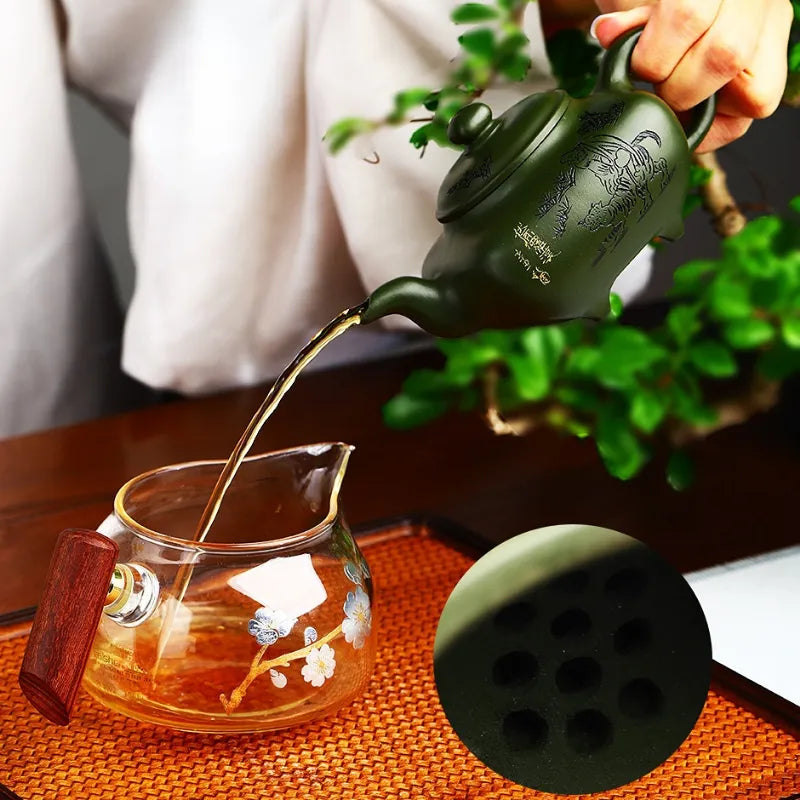 Full Handmade Yixing Zisha Teapot [Nande Hutu] (Douqing Sha - 200ml) - YIQIN TEA HOUSE | yiqinteahouse.com | 200-300ml, full handmade zisha teapot, new arrival, teapot, teaware