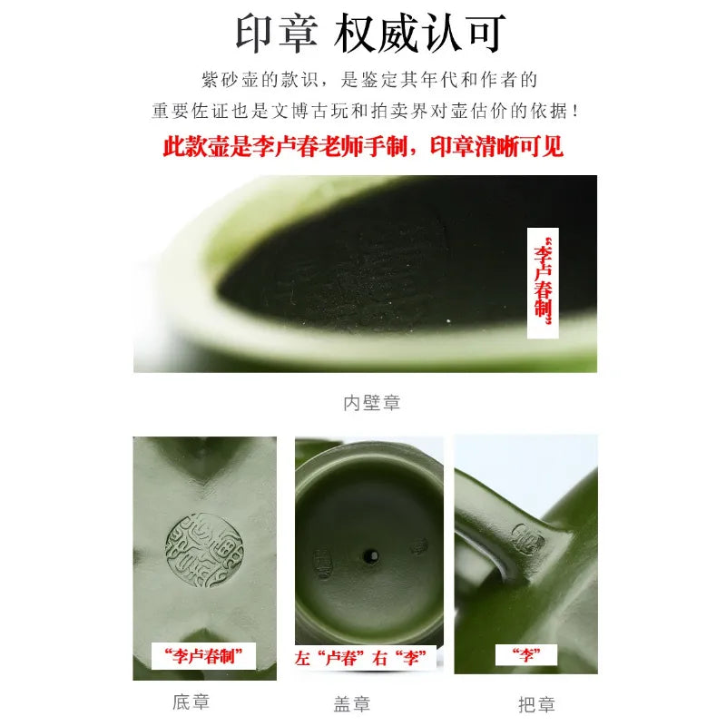 Full Handmade Yixing Zisha Teapot [Nande Hutu] (Douqing Sha - 200ml) - YIQIN TEA HOUSE | yiqinteahouse.com | 200-300ml, full handmade zisha teapot, new arrival, teapot, teaware