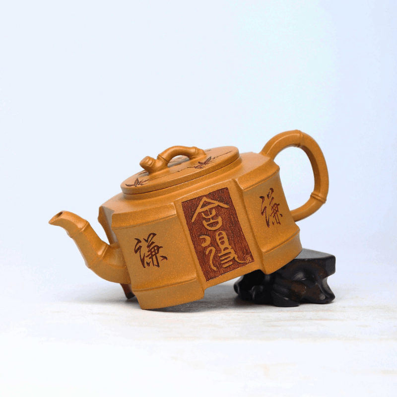 Full Handmade Yixing Zisha Teapot [Qianqian Junzi] (Lao Duan Ni - 210ml) - YIQIN TEA HOUSE | yiqinteahouse.com | 200-300ml, full handmade zisha teapot, new arrival, teapot, teaware