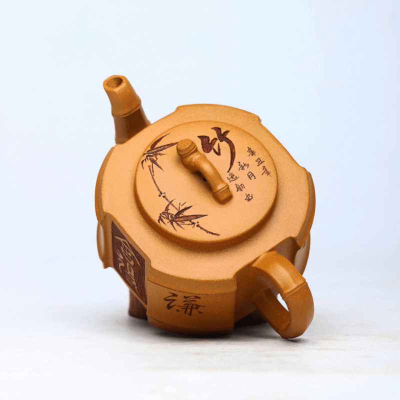 Full Handmade Yixing Zisha Teapot [Qianqian Junzi] (Lao Duan Ni - 210ml) - YIQIN TEA HOUSE | yiqinteahouse.com | 200-300ml, full handmade zisha teapot, new arrival, teapot, teaware