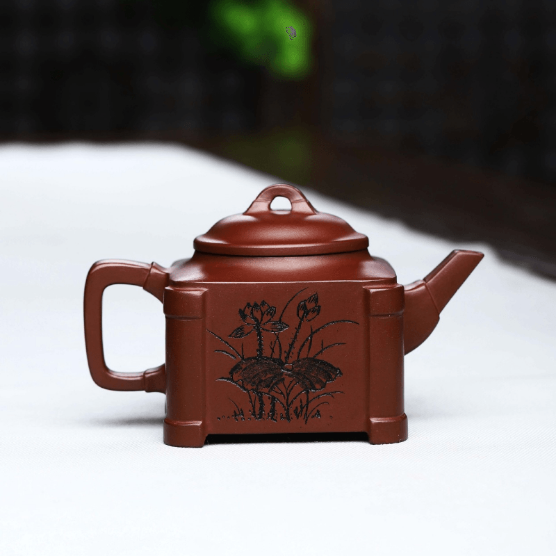 Full Handmade Yixing Zisha Teapot [Qingfeng Yulu] (Lao Zi Ni - 220ml) - YIQIN TEA HOUSE | yiqinteahouse.com | 200-300ml, full handmade zisha teapot, new arrival, teapot, teaware