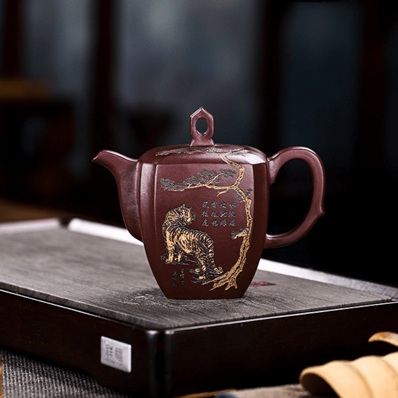 Full Handmade Yixing Zisha Teapot [Ruihu Linmen] (Long Xue Sha - 300ml) - YIQIN TEA HOUSE | yiqinteahouse.com | 200-300ml, full handmade zisha teapot, new arrival, teapot, teaware